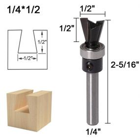 img 2 attached to Wolfride Dovetail Router Bearing Woodworking