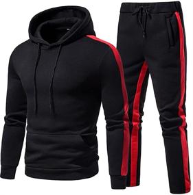 img 4 attached to Jogging Sweatsuits Hoodies Jackets Athletic