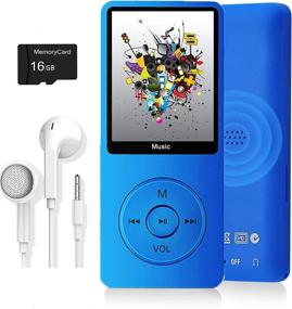 img 4 attached to 🎧 Versatile MP3 Player with 16GB Micro SD Card, Speaker, Video, FM Radio & More - Expandable up to 128GB!