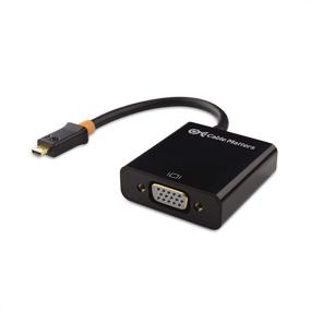 img 4 attached to 🔌 Cable Matters Micro HDMI to VGA Adapter: Seamless Micro HDMI to VGA Conversion in Sleek Black Design