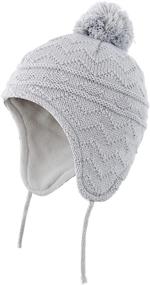 img 4 attached to 🧢 Connectyle Toddler Fleece Earflap Winter Boys' Hats & Caps