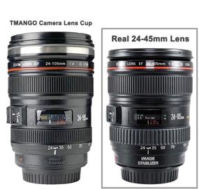 img 2 attached to 📷 TMANGO Camera Lens Coffee Mug With Lid | Stainless Steel Thermos Lens Mug | Leak Proof | Perfect Present for Photographer Lovers, Photo Coffee Cup