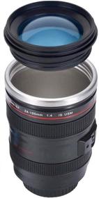 img 3 attached to 📷 TMANGO Camera Lens Coffee Mug With Lid | Stainless Steel Thermos Lens Mug | Leak Proof | Perfect Present for Photographer Lovers, Photo Coffee Cup