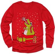 🦖 dinosaur sweater toddler sleeve t shirt: stylish boys' clothing and warm sweaters logo