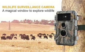 img 1 attached to 📷 Folgtek 3pcs Trail Cameras: Night Vision, Motion Activated, IP66 Waterproof Protection, 24MP 1296P H.264 MP4/MOV Video, Invisible Infrared Light for Hunting - Max Capacity 512GB