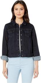 img 1 attached to NYDJ Womens Denim Jacket Rinse