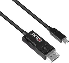 img 4 attached to 🔌 Club3D USB C to Displayport Cable 1.4: 8K 60Hz, 4K 120Hz + Displayport to USB C Bidirectional 1.8m/6ft with HDR Support (CAC-1557)