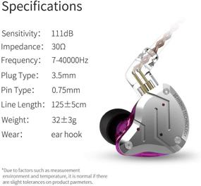 img 1 attached to 🎧 KZ ZS10 Pro Металлический гибридный наушник - 10 водителей HiFi басовые наушники, наушники-монитор с шумоподавлением, микрофон включен (синий)