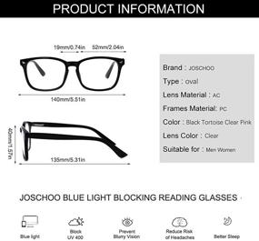 img 3 attached to 👓 Enhanced Visual Comfort: Blue Light Blocking Reading Glasses for Women and Men Prevent Eyestrain, Ideal Computer Glasses and Readers