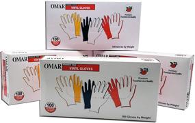 img 4 attached to 🧤 Omar Vinyl Gloves (Powder-Free) - Pack of 100