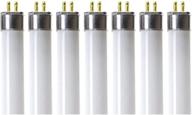 💡 sterl lighting – 14w t5 fluorescent tube bulbs g5 mini 2 pin base 120/220v 21.61 inch 980 lumens f14t5/ww 835 replacement for linear guard fixtures 3000k warm white – pack of 8 логотип