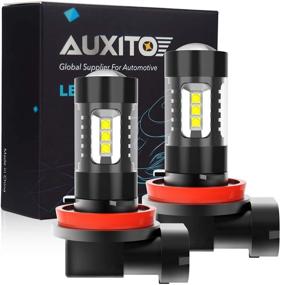 img 4 attached to AUXITO H8 H11 H16 LED Fog Light Bulbs: High Power, 1800 Lumens, 6500K Xenon White - Pack of 2