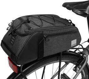 img 4 attached to 🚲 Versatile and Durable ArcEnCiel Water-Resistant Bike Bag: Ideal for Mountain and Road Bikes, Double-Sided Rear Rack Tail Bag for Efficient Cycling