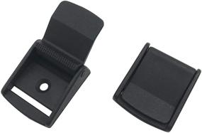 img 1 attached to 🔧 10-Pack of 2-Inch Adjustable Plastic Multi-Size Cam Buckles for Webbing - Q010 Toggle Clip Buckles