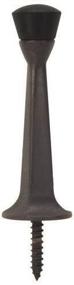 img 1 attached to 🚪 Premium 10 Pack - Designers Impressions Oil Rubbed Bronze Heavy Duty Solid Rigid Door Stop w/Rubber Tip : 2546