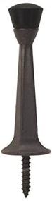 img 4 attached to 🚪 Premium 10 Pack - Designers Impressions Oil Rubbed Bronze Heavy Duty Solid Rigid Door Stop w/Rubber Tip : 2546