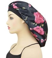 🌙 ultimate satin hair bonnet: extra large sleep cap for long hair, curly hair & braids logo