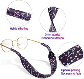 img 1 attached to 🕶️ Neoprene Glasses & Sunglasses Retainer - Ideal Eyeglass Accessory for Fashion & Function