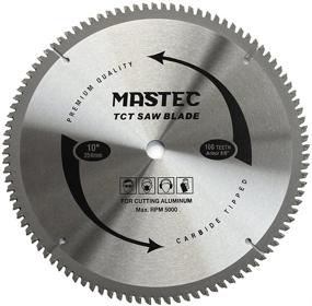 img 4 attached to 🔪 Master 10-Inch 100T Carbide Tooth TCG Saw Blade for Cutting Aluminum with 5/8-Inch Arbor