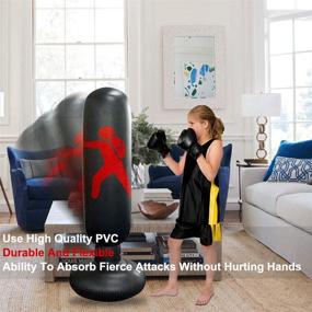 img 2 attached to HomeYoo Punching Training Inflatable Freestanding