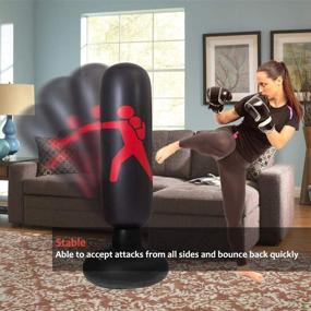 img 3 attached to HomeYoo Punching Training Inflatable Freestanding