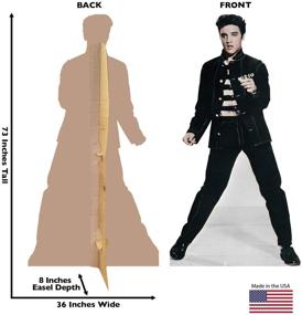 img 3 attached to 🎤 Elvis Presley Life Size Cardboard Cutout Standup - Advanced Graphics