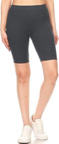 img 3 attached to 🩳 Stylish Women's Fashion Biker Workout Shorts: Vibrant Prints & Solid Colors at Leggings Depot