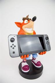 img 1 attached to 🎮 Convenient XL Crash Bandicoot Cable Guy: Controller and Device Holder for a Tidy Setup!