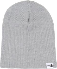 img 1 attached to Cute Hipster Kids Cotton Beanie Unisex Accessories