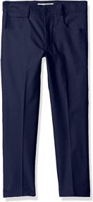 img 2 attached to 👖 Stylish Slim Stretch Cotton Chino Pants for Boys by Isaac Mizrahi