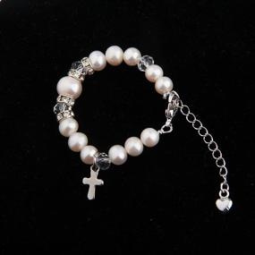 img 1 attached to Bracelet Goddaughter Baptism Jewelry Communion