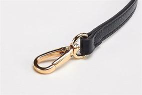 img 2 attached to 👜 Premium Full Grain Leather Adjustable Cross Body Bag Purse Strap - 43-51 Inch Length