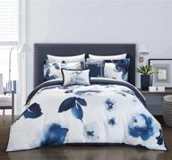 🌸 chic home brookfield garden king comforter set - large scale floral print bedding with decorative pillows & shams logo