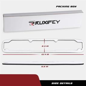 img 1 attached to 🚦 RUXIFEY 3rd Third Brake Light Gasket Seal for Silverado GMC Sierra 1500 2500 3500 1999-2006 - High Mount Stop Lamp Assembly