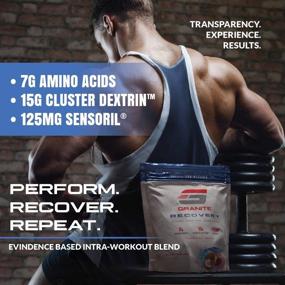 img 2 attached to 💪 Granite Supplements Intra-Workout Powder: Recovery Blue Crush, Amino Acids, Cluster Dextrin & Sensoril Ashwagandha - Maximize Muscle Growth & Boost Recovery with 20 servings