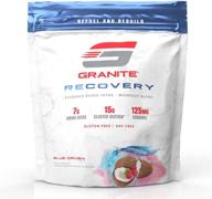 💪 granite supplements intra-workout powder: recovery blue crush, amino acids, cluster dextrin & sensoril ashwagandha - maximize muscle growth & boost recovery with 20 servings logo