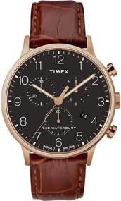 img 3 attached to ⌚ Часы Timex Waterbury Classic Chronograph 40mm: Софистикация Встречается с Функциональностью.