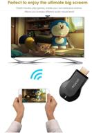 📺 1080p mini wireless display dongle for projectors cell phones tablet pc - supports airplay, chromecast, chromecast tv, miracast, miracast dongle for tv logo