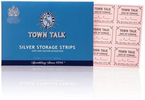 img 1 attached to 🥈 Town Talk Anti-Tarnish Silver Storage Strips - Protecting Your Silverware, Pack of 36