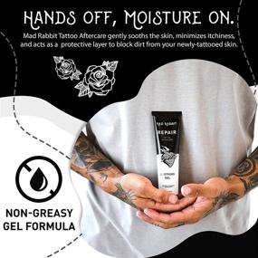 img 2 attached to 🐰 Mad Rabbit Repair - Tattoo Aftercare Gel and Moisturizer for New Tattoos - Soothing Care with Natural & Organic Ingredients - Prevents Skin Irritation & Damage