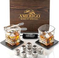 🥃 amerigo premium whiskey stone set – the ultimate gift for whiskey enthusiasts логотип