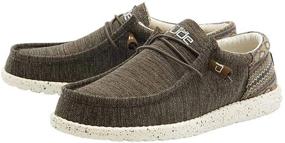 img 2 attached to Wally Brown Aztec Men's Loafers & Slip-Ons – Hey Dude Shoes