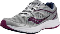 saucony cohesion 11 running shoe - unisex women's logo