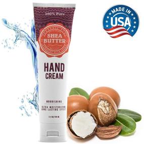 img 2 attached to 👐 SCA Organic Moisturizing Hand Cream: Shea Butter, Anti-Aging, Non-Greasy Formula for Dry Cracked Hands & Sensitive Skin (3.4 oz/100ml)