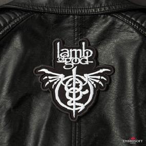 img 3 attached to Lamb God Patch Patches Embroidered