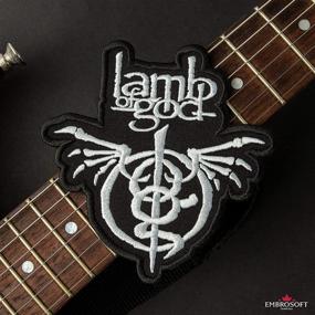 img 2 attached to Lamb God Patch Patches Embroidered