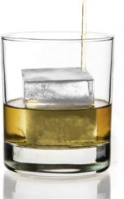 img 3 attached to 🧊 glacio Ice Cube Trays Silicone - Large 2 Pack for Whiskey - Make 8 Giant Ice Cubes - Easy to Use Molds