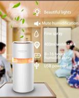 humidifier aromatherapy colorful bedroom burning logo