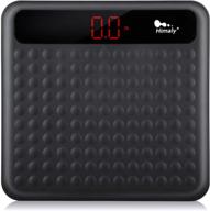 himaly digital bathroom scale with step-on technology, high precision measurements and large non slip platform - 400lbs/180kg capacity logo