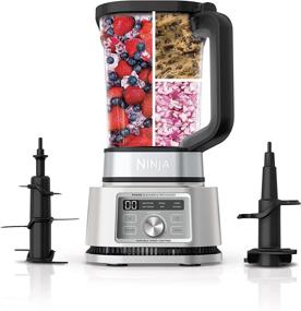 img 4 attached to Ninja Foodi SS201 Power Blender & Processor: 3-in-1 Crushing Blender, 🔥 Dough Mixer, and Food Processor with smartTORQUE Technology - 1400WP, 6 Auto-iQ Presets